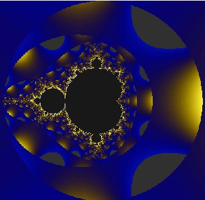 Coloured fractal image