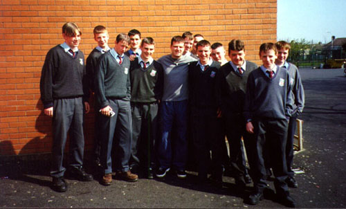 Billy at his old school Saint Aidans